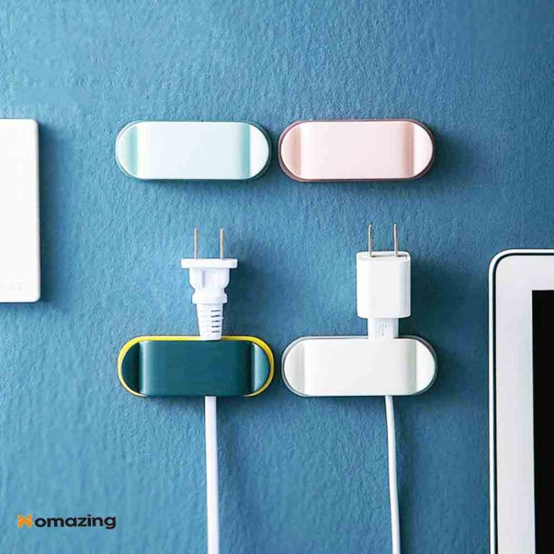 Cable Holder - Cord Organizer - Cable Management Clips - Wire Holder System  -3 Packs Multipurpose Cable Clips for Phone Chargers, USB Cables - Home