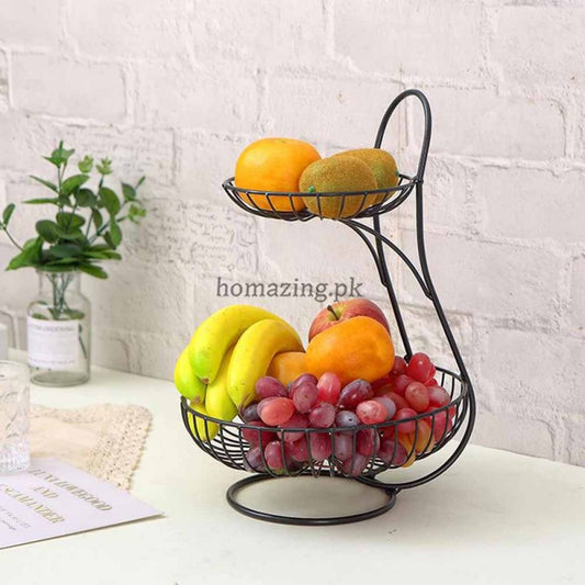 Double Layer Fruit Basket