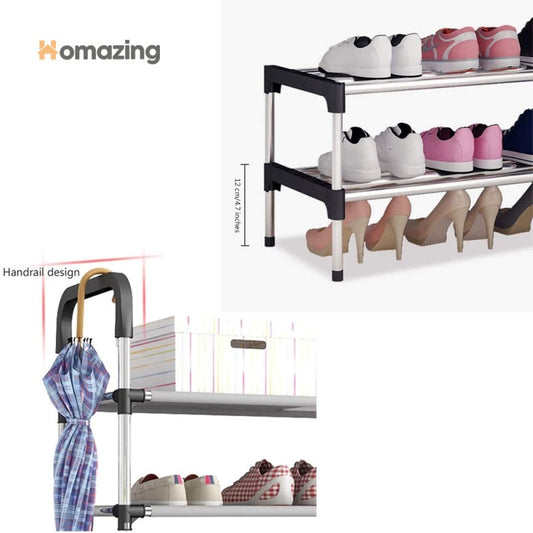 6 Layer Steel Shoe Rack Organizer