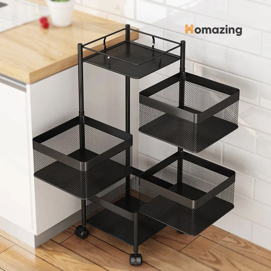 Premium Square Metal Trolley