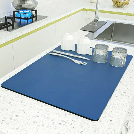 Anti-Slip Dish Drying/Dining Table Mats-Water Absorbent