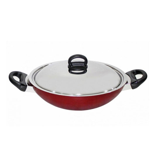 Prestige Classique Non-Stick 26cm Kadai with Dual Handles for Deep Cooking
