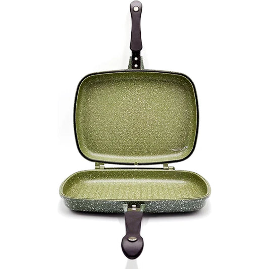 Prestige Essen 32 cm Double-Sided Non-Stick Grill Pan – Flip & Cook with Ease