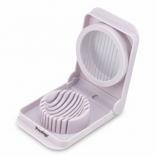 Prestige Egg Slicer — Stainless Steel/Plastic Dual Egg Slicer for Uniform Cuts