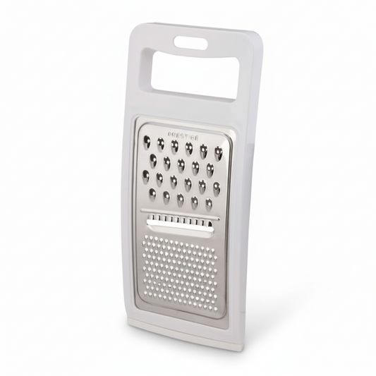 Prestige Stainless Steel Flat Grater — 3-Way Multi-Function Cheese & Vegetable Grater