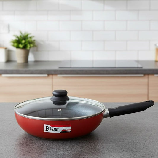 Prima Wok with Glass Lid 26cm 5C