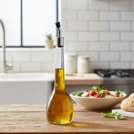 Long Snail Shape Oil Bottle Acrylic 20cm