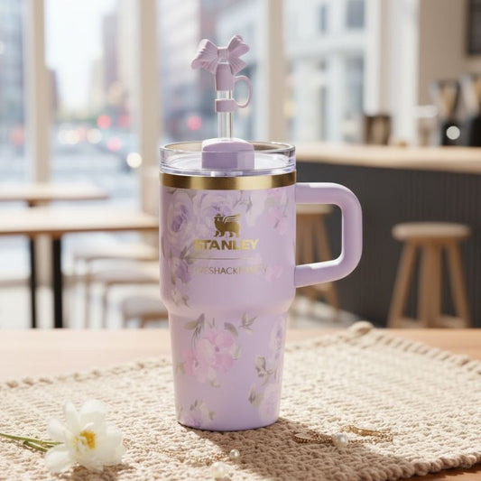 Stanley 14 OZ Tumbler Love Shack Fancy Quencher Happy Thoughts