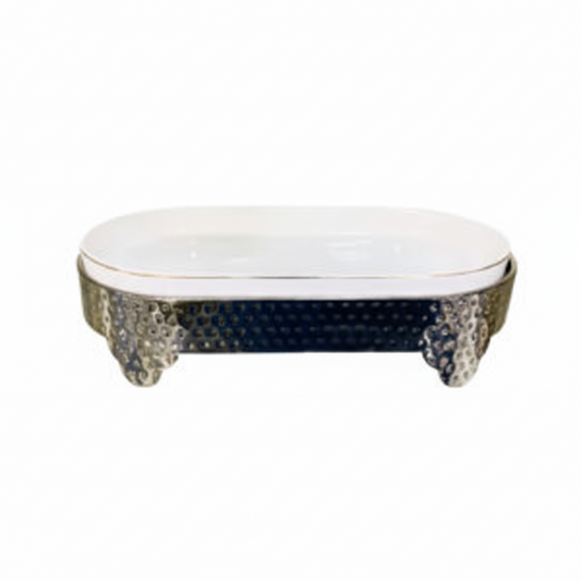 Brilliant Oval Serving Plate 12inch With Stand