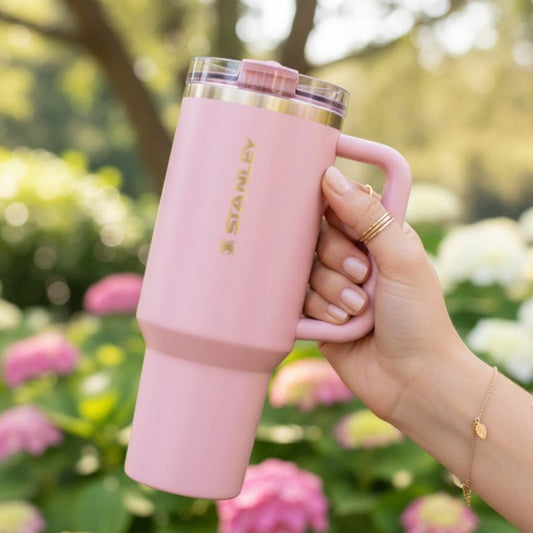 Stanley 40 OZ Glided Sugar Flip Straw Tumbler