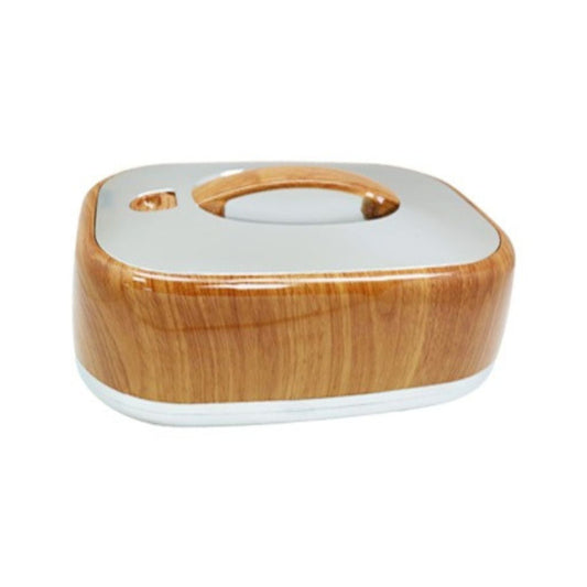 Hotpot 37CM Rectangular Wood Silver