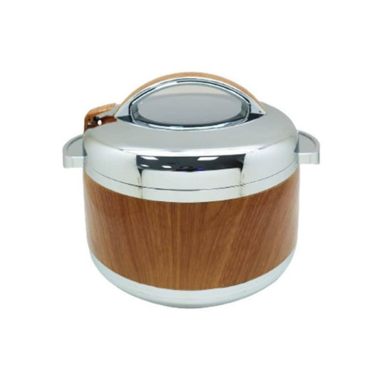 Hotpot 34CM Light Wood Silver