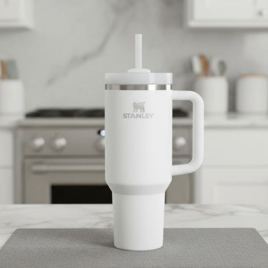 Stanley 40 OZ H2.0 FlowState White Tumbler