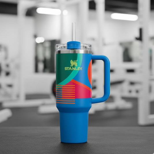 Stanley 30 OZ Hyper Quencher Blue Tumbler