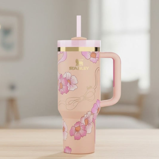 Stanley 40 OZ Barbie 80s Peaches & Cream Tumbler