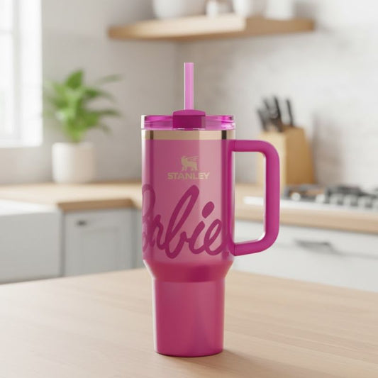 Stanley 40 OZ Barbie Icon Quencher Tumbler