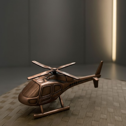 Helicopter Decorative Piece Metal