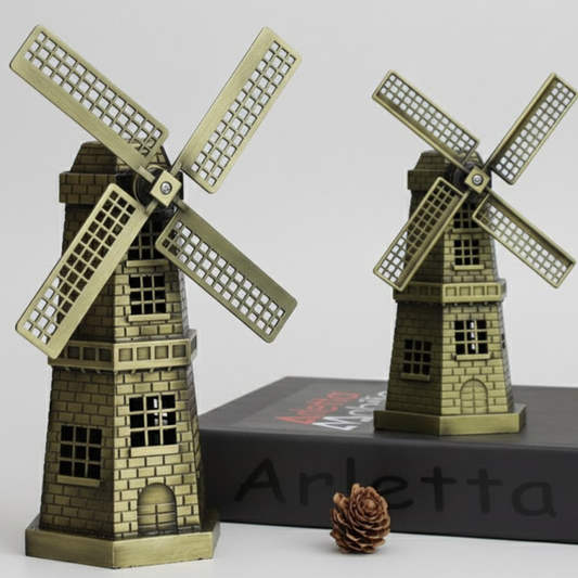 Windmill Decorative Showpiece Premium Metal Home & Office Decor