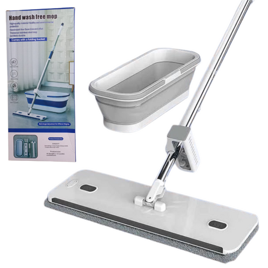 Hands Free Folding Bucket Mop Set