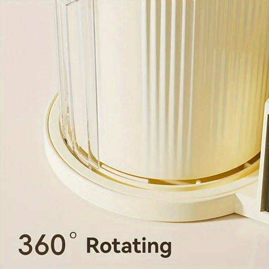 Rotating 2 In 1 Combination Cosmetic Display Box with Drawer Compact 360°