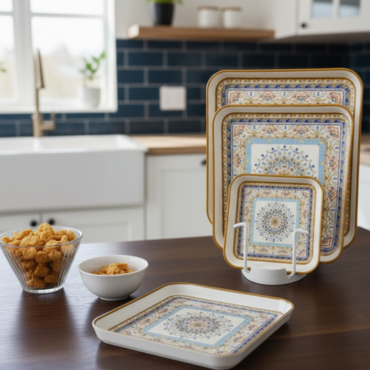 Square Melamine Serving Tray