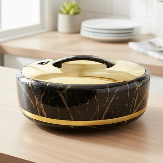 Black 38CM Gold Oval Hot Pot