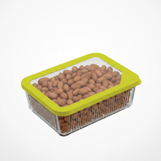 Limon 1.1Liters Airtight Glass Container With Lid