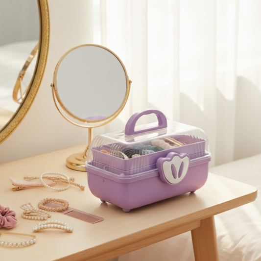 Hair Accessories Storage Box with Lid