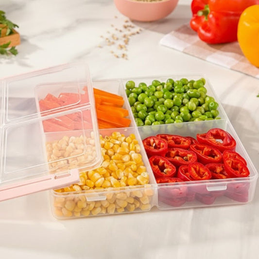 Limon Big 4 Section Freezer Airtight Plastic Box With Lid