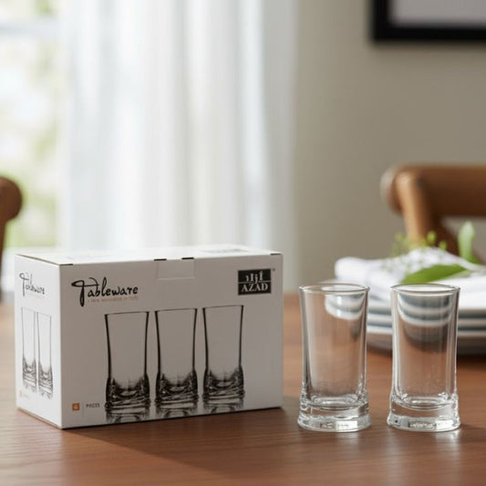 Bamboo Glass Set 6 Pcs Acrylic 200ML Azad