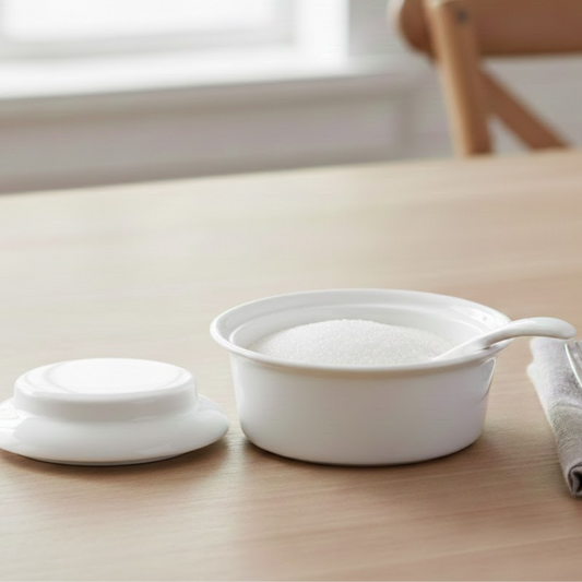 Brilliant Ceramic Sugar Pot With Lid