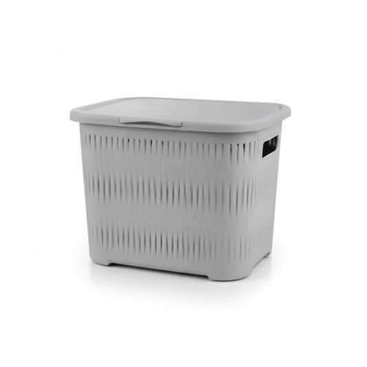 Limon Laundry Basket with Lid and Side Grip