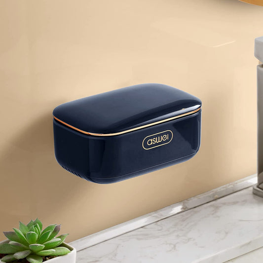 Wall Mounted Soap Dish with Drain Bathroom Soap Holder