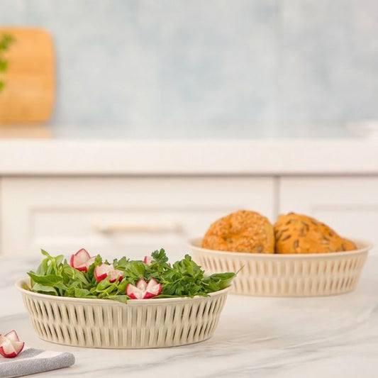 Limon Bamboo Oval Basket