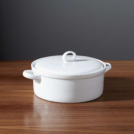 Brilliant 8.5 inch Round Casserole Serving Dish