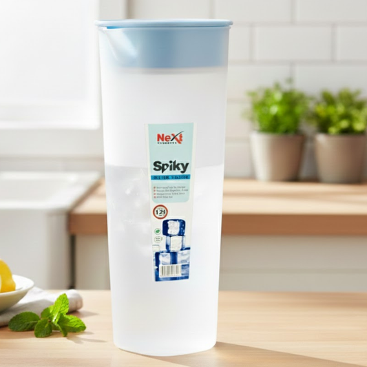 Spiky Fridge Water Bottle Durable Textured Grip Design 1.2 liter