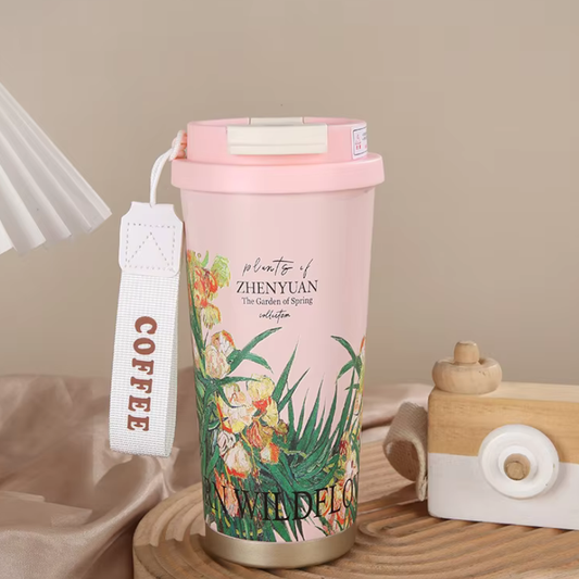 Stainless Steel Coffee Mug Travel Bottle for Hot & Cold Drinks 500 ml