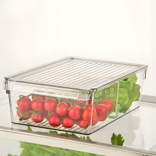 Limon Stackable Clear Storage Organizer With Lid