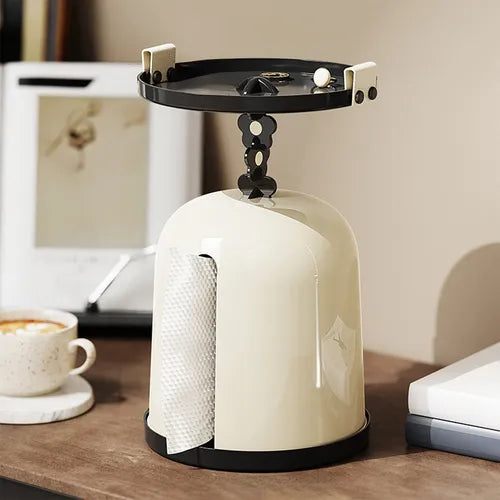 Tissue Box With Storage Tray Organizer