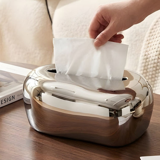 Modern Tissue Box Holder Tabletop & Countertop Tissue Organizer