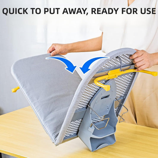 Folding Ironing Board Compact Portable Tabletop Ironing Stand