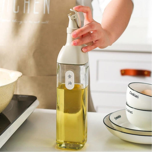 500ML Glass Bottle with No Leak Dispenser