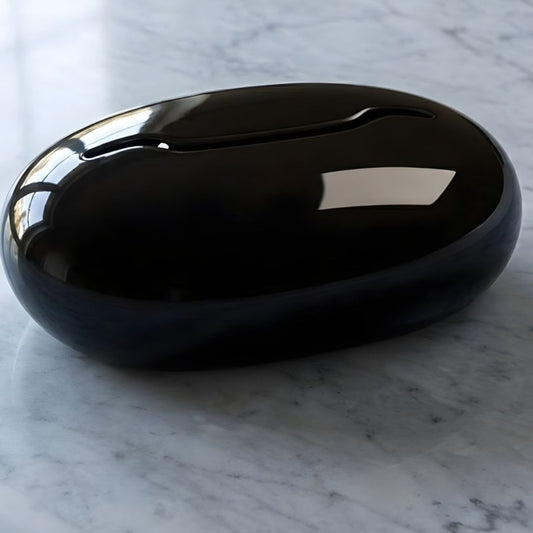 Double Layer Tissue Box Holder Black Facial Tissue Dispenser