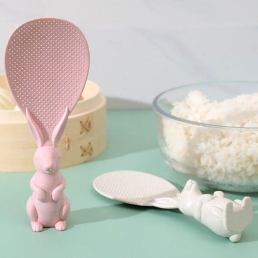 Standing Rice Scooper Non Stick for Kitchen Serving (Pack of 2 Pcs)