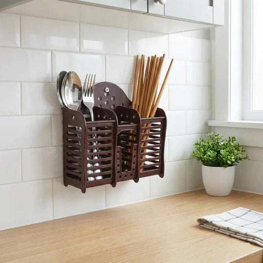 Plastic Spoon Holder Multi Purpose Kitchen Utensil Organizer