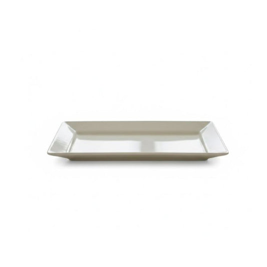 Melamine White Platter Small One Piece for Serving