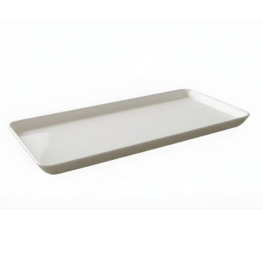 Melamine Big White Rectangular Tray for Serving Food