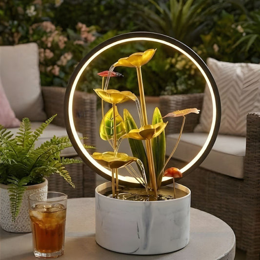 LED Leaf Water Fountain