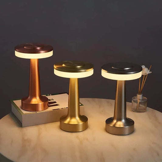 Metal Desk Lamp USB Rechargeable