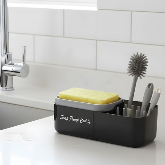 2 in 1 Caddy Soap Pump Dispenser